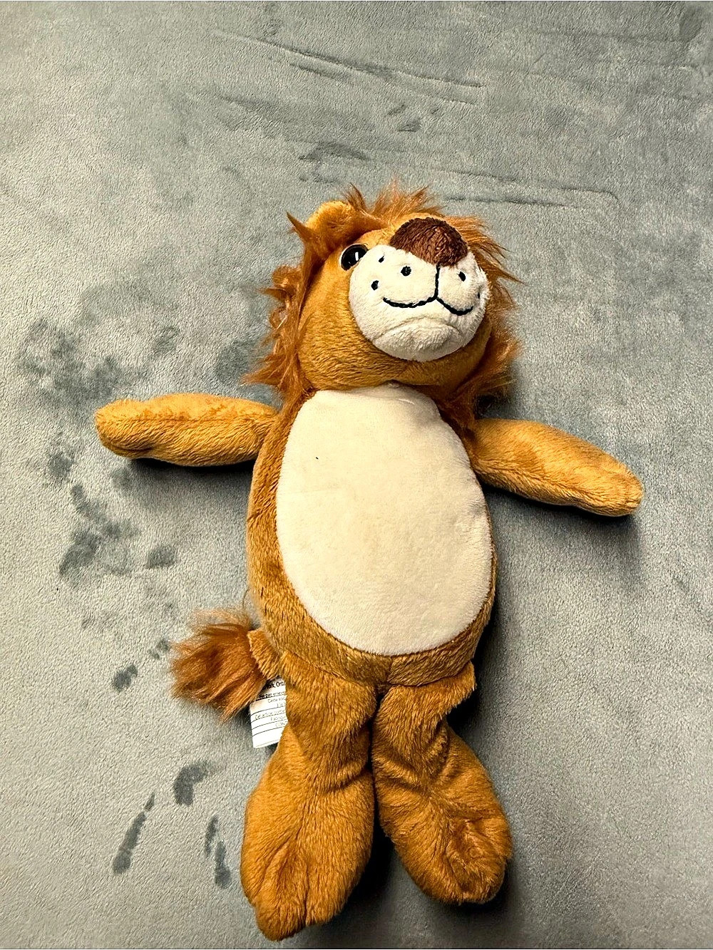 Kinder Lion Plush Stuffed Animal Brown & Cream